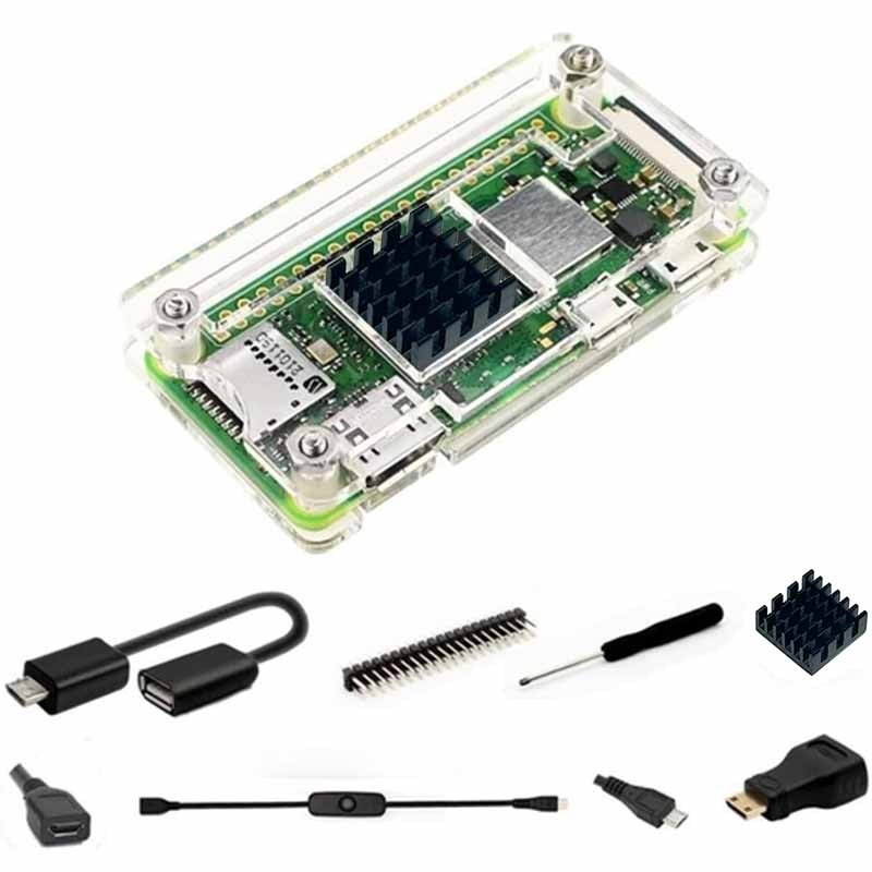 Raspberry Pi Zero 2 W Case Kit with Raspberry Pi Zero 2 W Case Power Supply