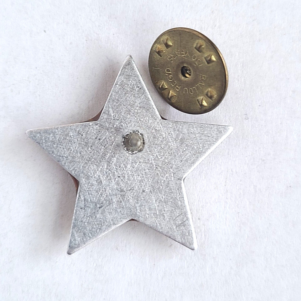 General Electric VPP Star Lapel Pin Voluntary Protection Program Safety Pinback