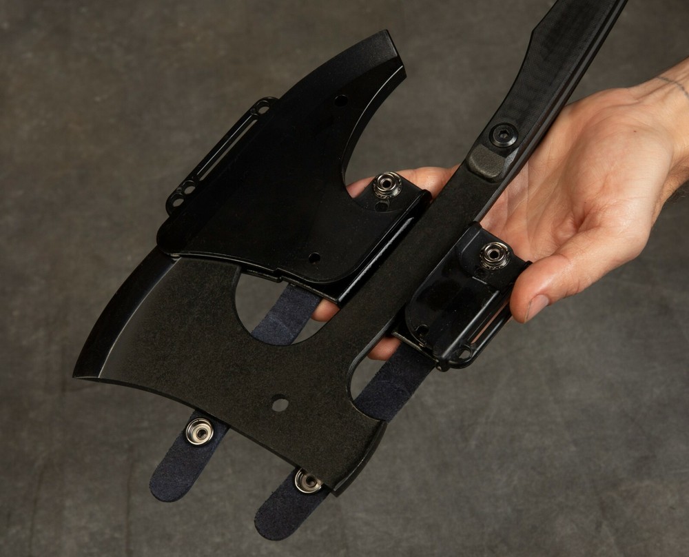 16” APOC Barrens Survival Tactical Bearded Pack Axe Hatchet + MOLLE Sheath SOLID