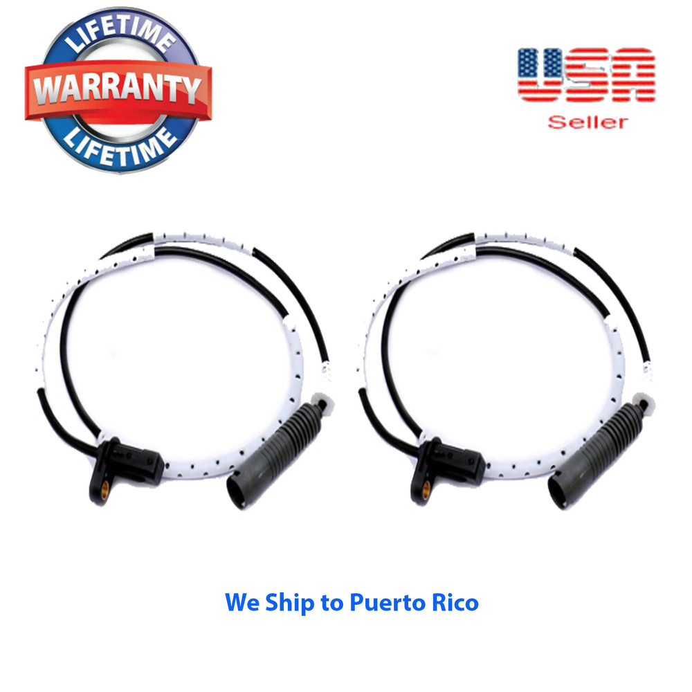 2PCS For BMW E81 E82 E90 128i 325i 328i Rear Left / Right ABS Wheel Speed Sensor
