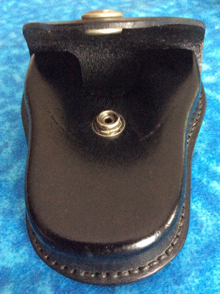 Hunter Covered Cuff Case No. 33-9 Leather Plain Black NOS 745