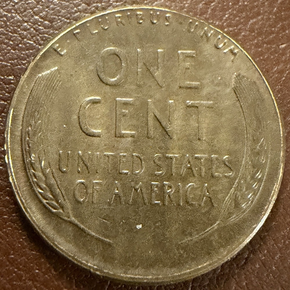 1955 Lincoln Wheat Penny With Errors & No Mint Mark (#891)