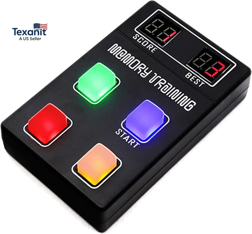 Light up Memory Practice Game Handheld Electronic Soldering Practice Kit DIY Sol