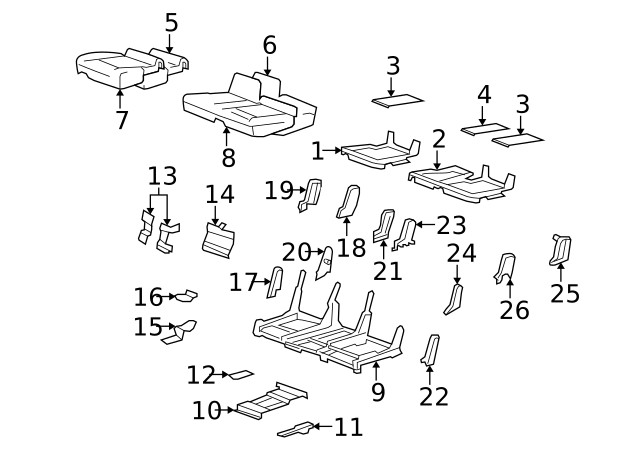Genuine GM Upper Bracket 88993777
