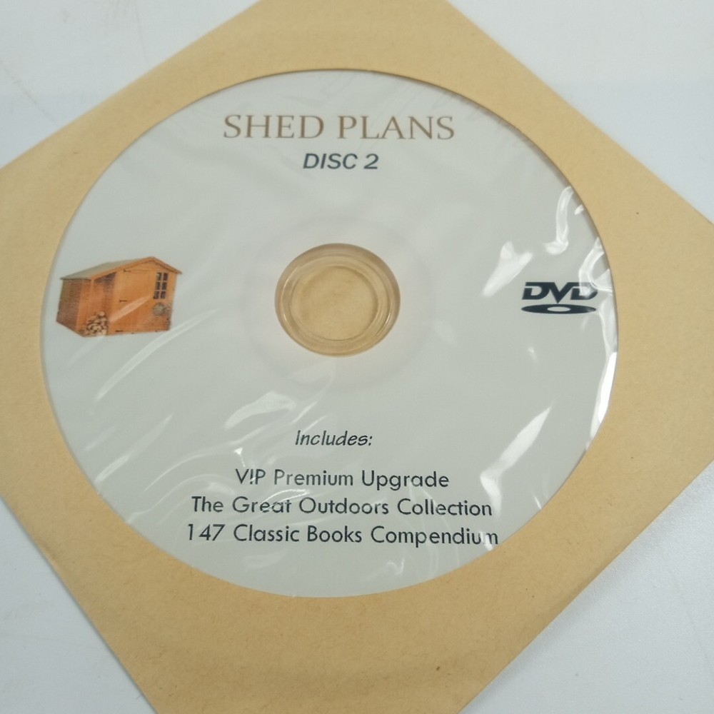 Woodworking Collection : Shed Plans 1 & 2 For PC