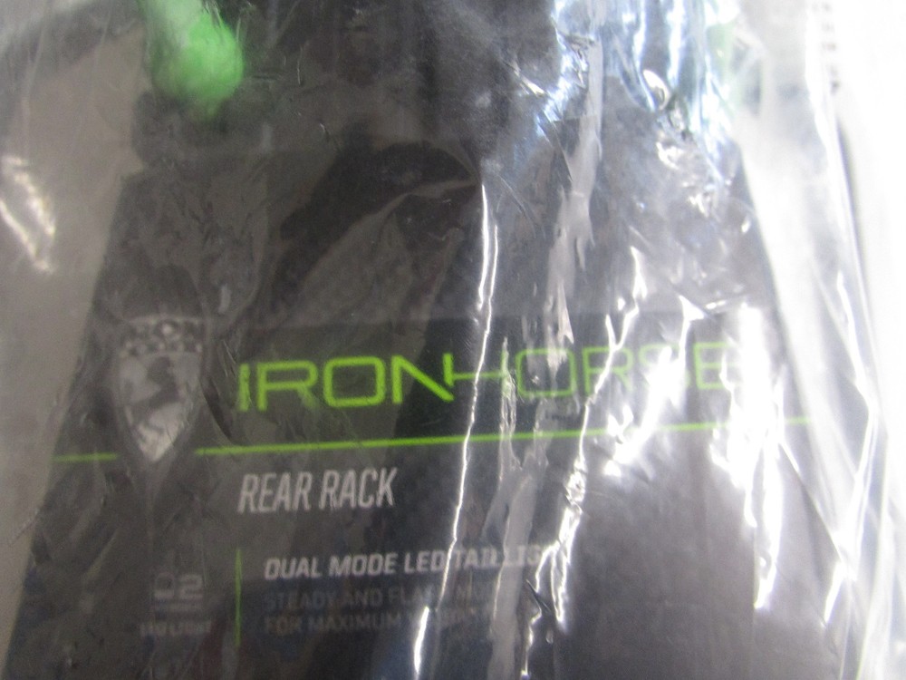 New IronHorse Rear Rack with LEDs