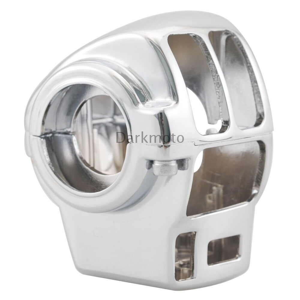 Handlebar Switch Housing Cover Case Kit Chrome For Harley Electra Glide Classic