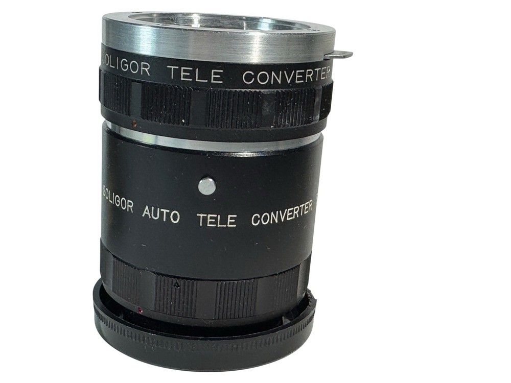 SOLIGOR for Minolta Automatic 3x Tele Converter Lens Includes 2x Lens Untested