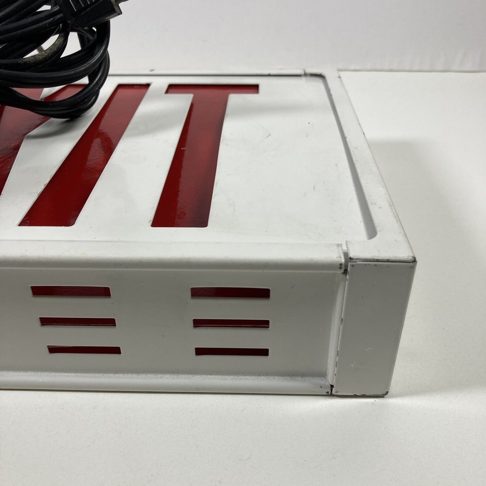 AtLite PNL-RU LED-Exit Sign Light, White Housing, Universal Face Tested Working