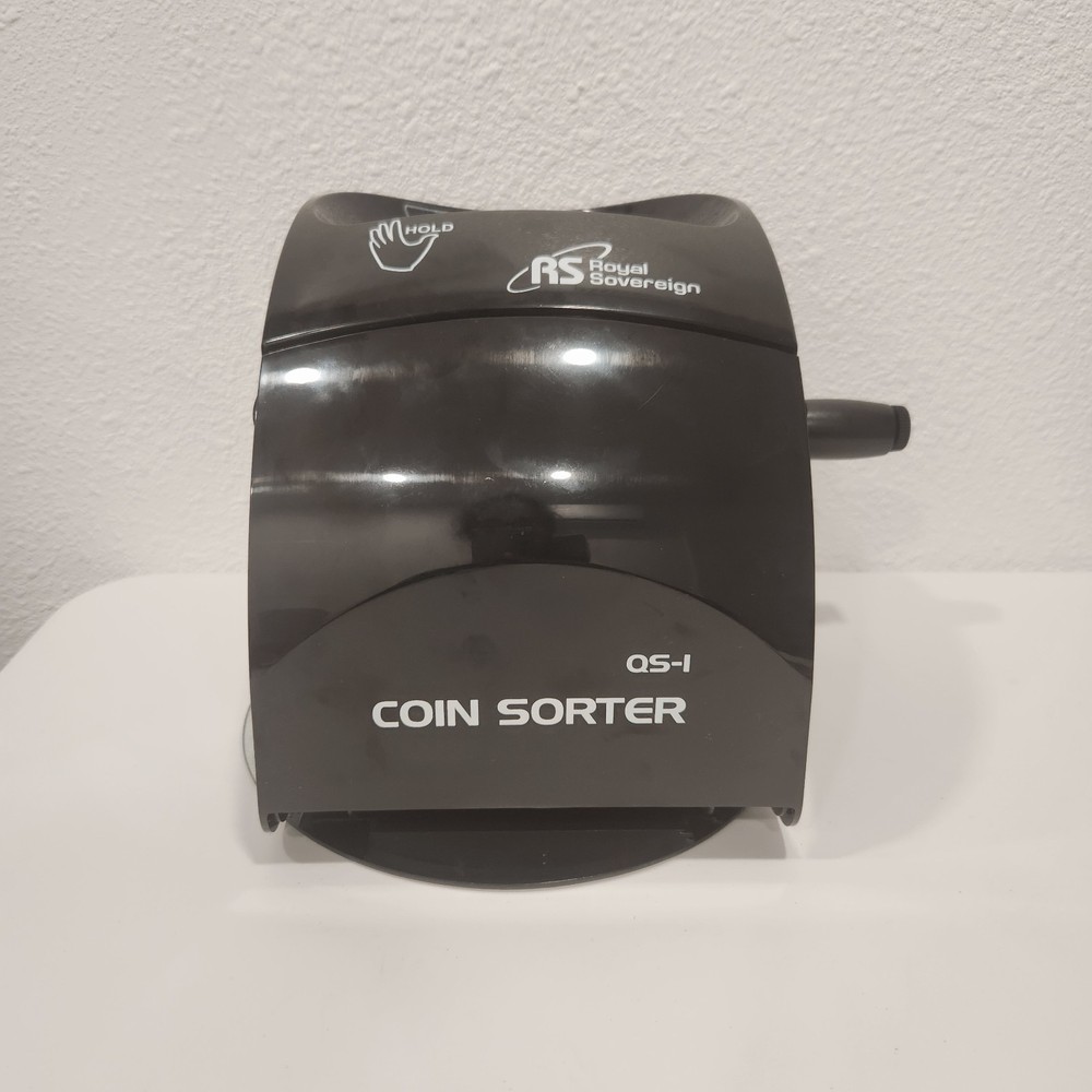 Royal Sovereign Quick Sort Counter Top Coin Sorting Machine QS-1AC Tested