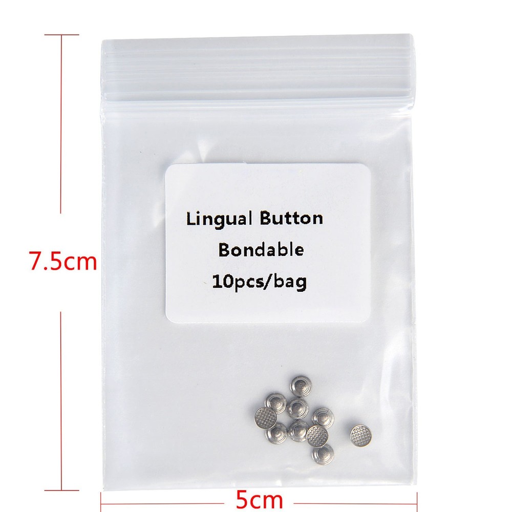 Dental Orthodontic Lingual Buttons Bondable for Bondable Round/Rectangular Base
