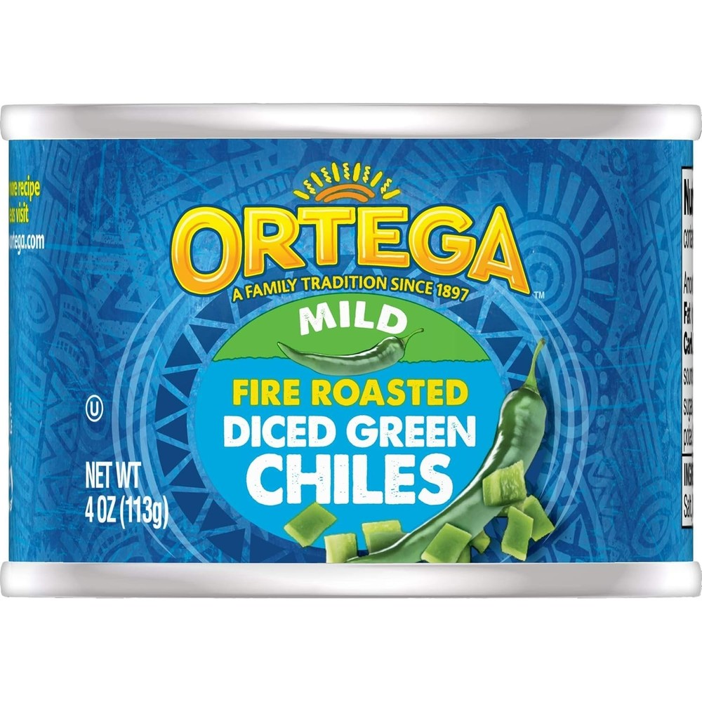 Fire Roasted Diced Green Chiles, Mild, 4 oz