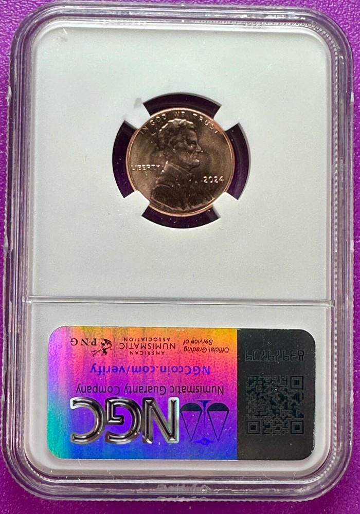2024 1c Lincoln Shield Cent NGC MS66RD