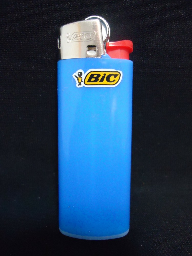 8 Bic Assorted Plain Mini Size Lighter Disposable (1 Lighter Per Color)