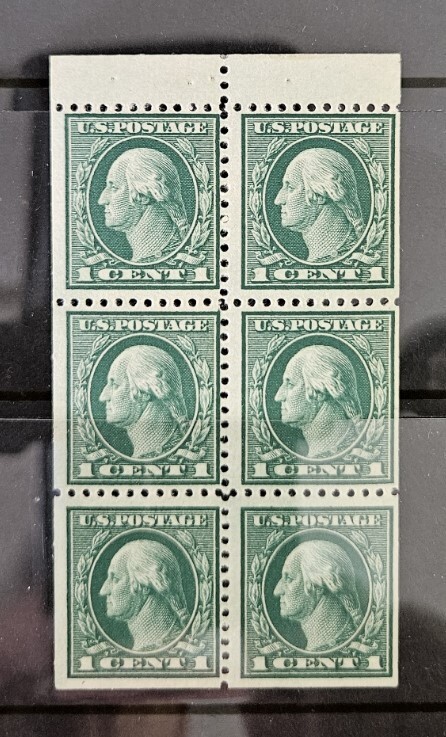 MD US booklet pane stamp from collection item 003