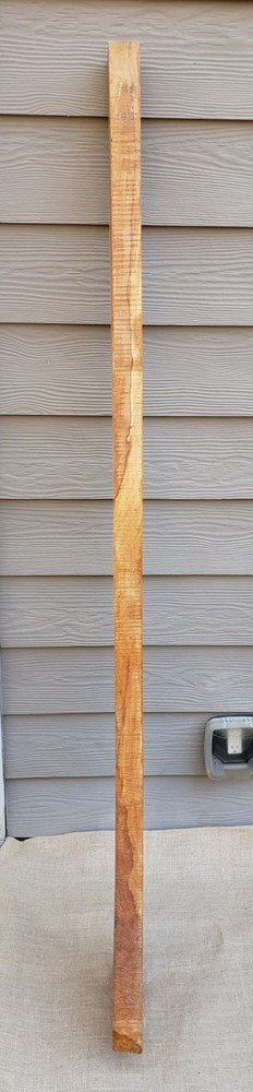 🔥 70.25" CURLY FIDDLEBACK TIGER MAPLE MUZZLELOADER RIFLE LONGRIFLE Blank Slab