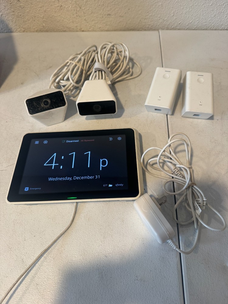 Xfinity Home Security System Bundle -Touchscreen, 2 Indoor Cameras & Power Cords