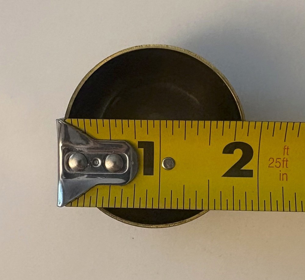 2 Brass Clock Bells Round 54A 55A