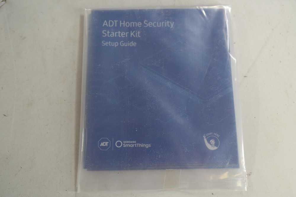 Samsung ADT Home Security Starter Kit SmartThings Hub ZigBee Z-Wave White