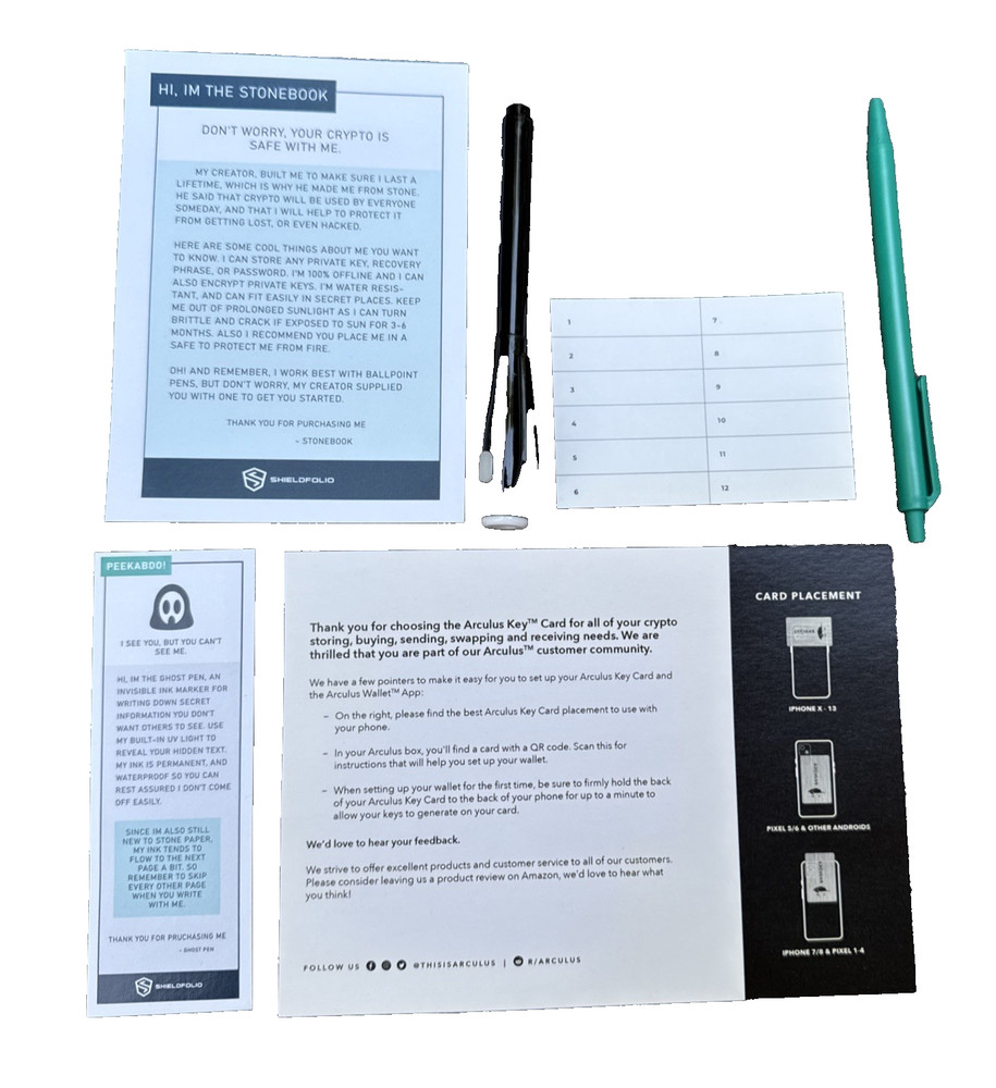 Arculus Cold Storage Wallet Retails for $99