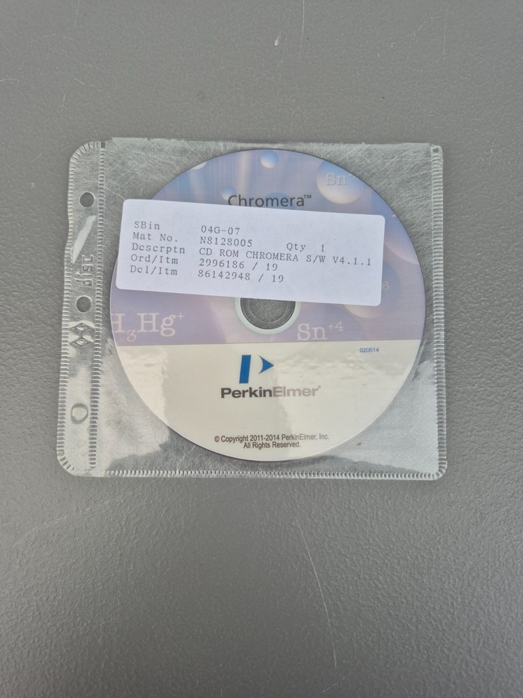 PerkinElmer N8218005 Chromera W/Software Ver 4.1.1