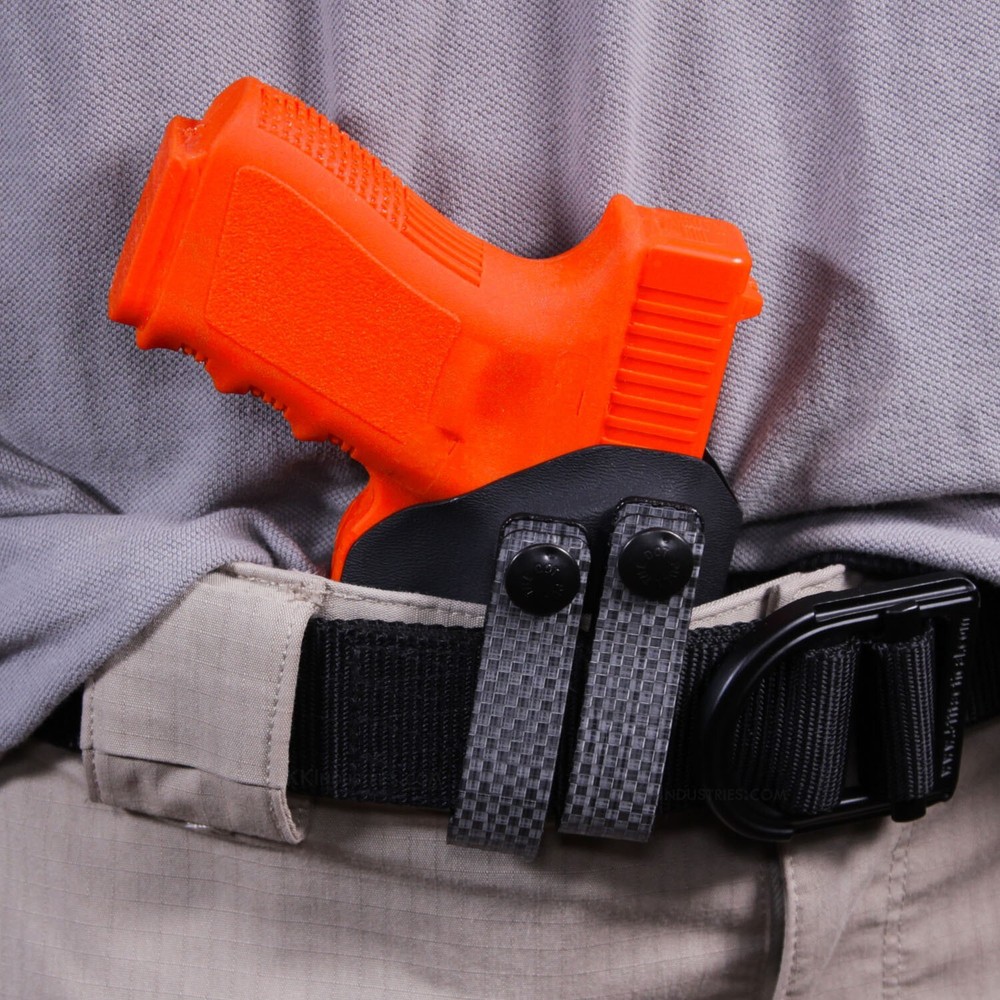 Tegris® Rigid Belt Loops with Pull-the-Dot Snap & Hardware - IWB