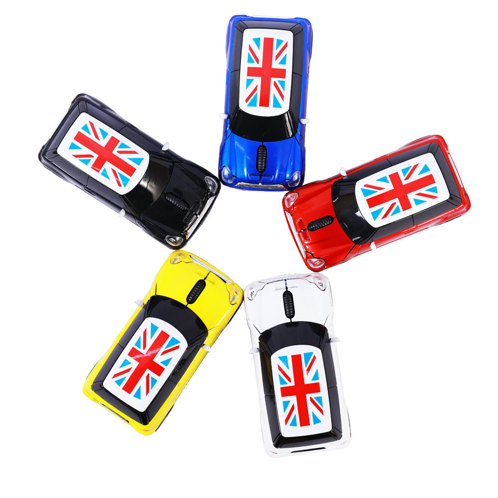 3D Wireless Mini Cooper Car Mouse 2.4G USB Optical Game Mice for Notebook Pc Mac