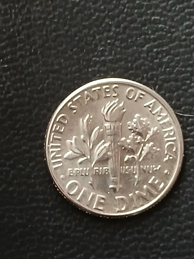 1979 D Dime Error Filled D mint Mark