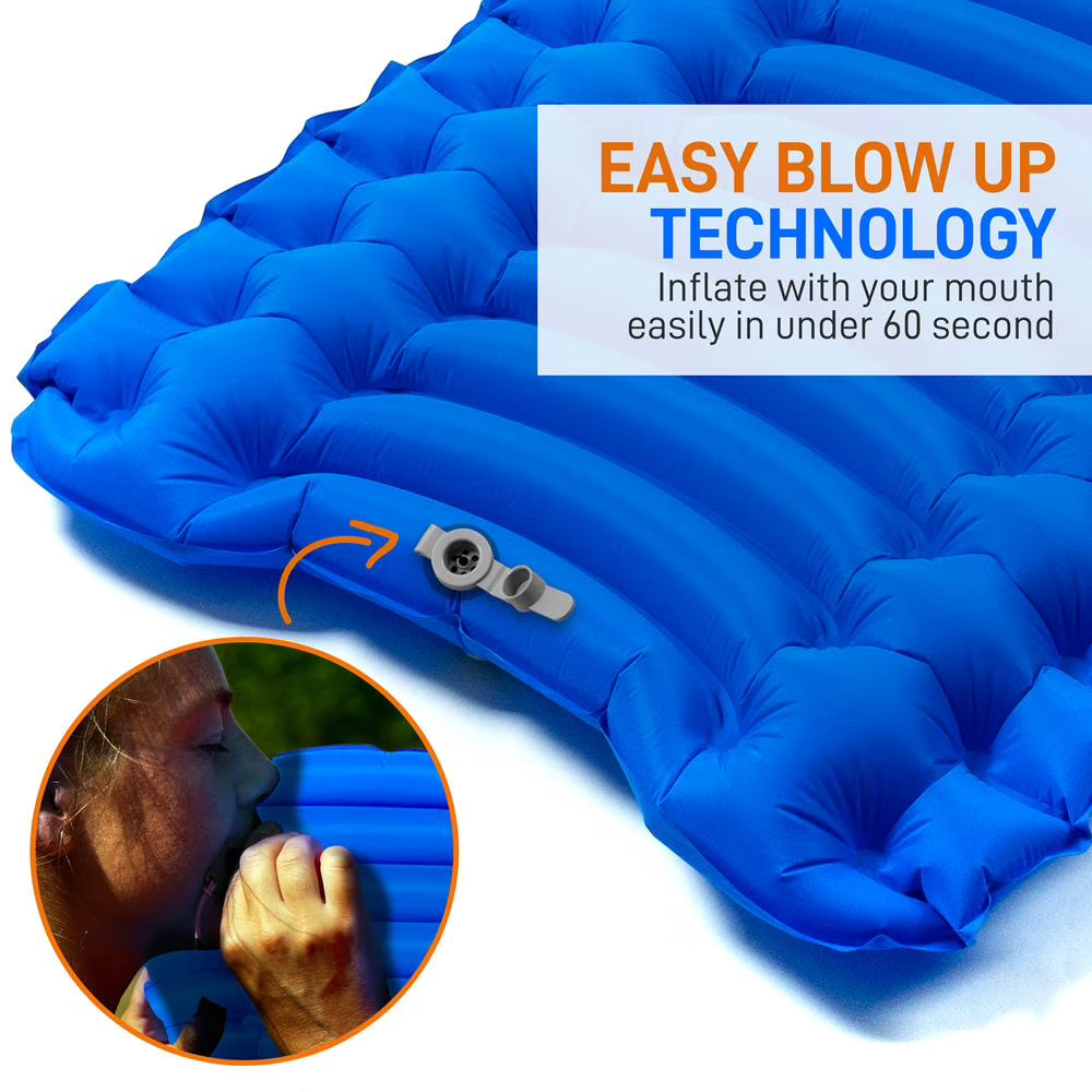 Backpacking Air Mattress Self Inflating Waterproof Inflatable Camping Sleeping