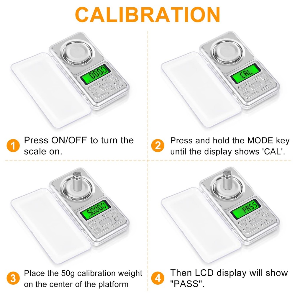 THINKSCALE Digital Reloading Scale 1500 Grain / 0.1gn with LCD Display for Re...