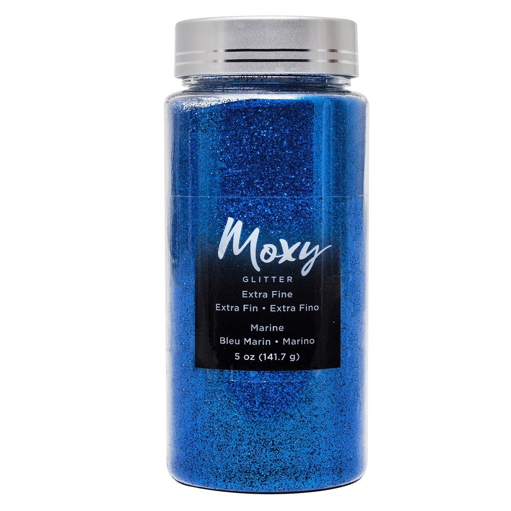 Moxy Extra Fine Glitter 5oz-Marine - 2 Pack