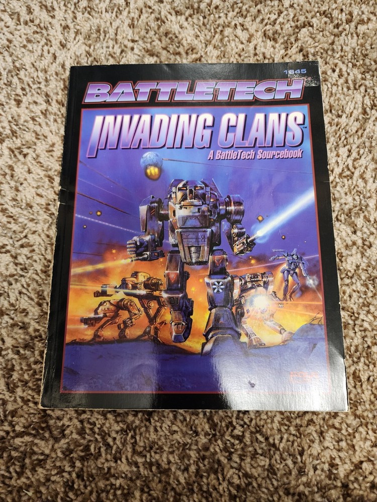 BattleTech FASA 1645 Invading Clans Sourcebook FAIR+