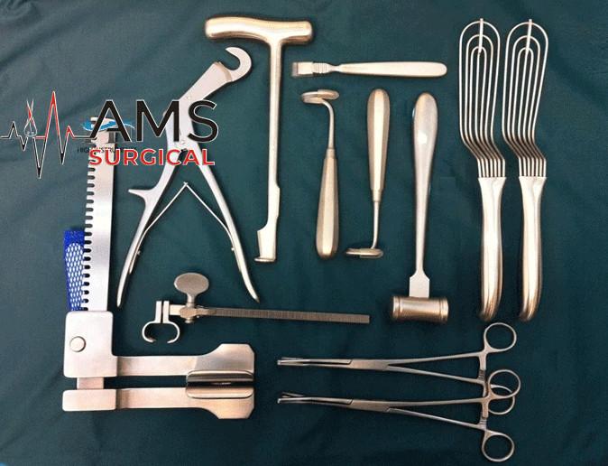 Basic Thoracotomy Surgery Instruments Set Of 12 Pcs