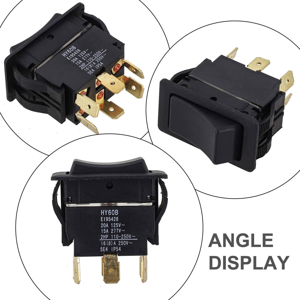 HY60B Robust Rocker Switch Designed to Handle Strong Power Loads Efficiently