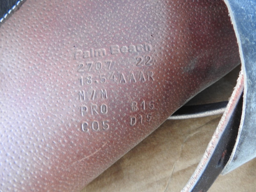 Voltaire Design Palm Beach Saddle 18.5" 4AAAR - NICE!