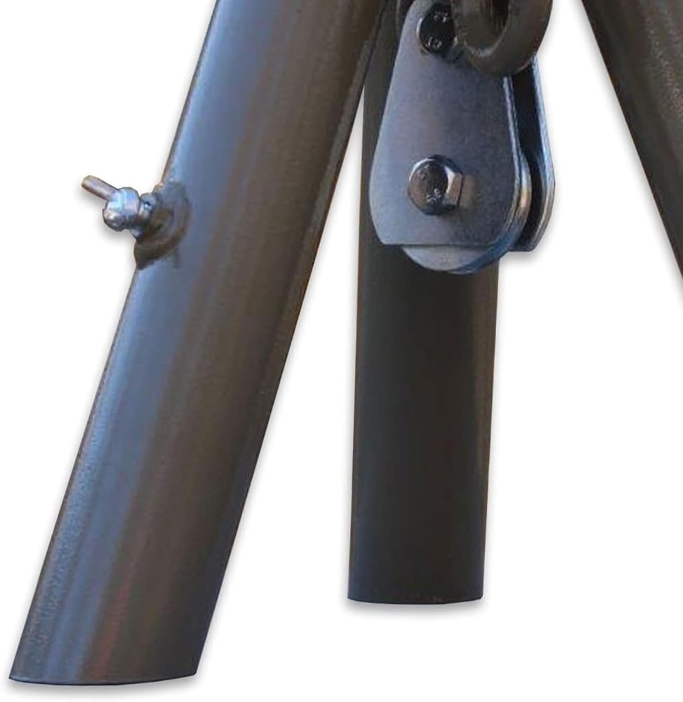 Tripod Header Unit w/Pulley Feeder Stump Puller Camping Hunting Hanging Fire Pit