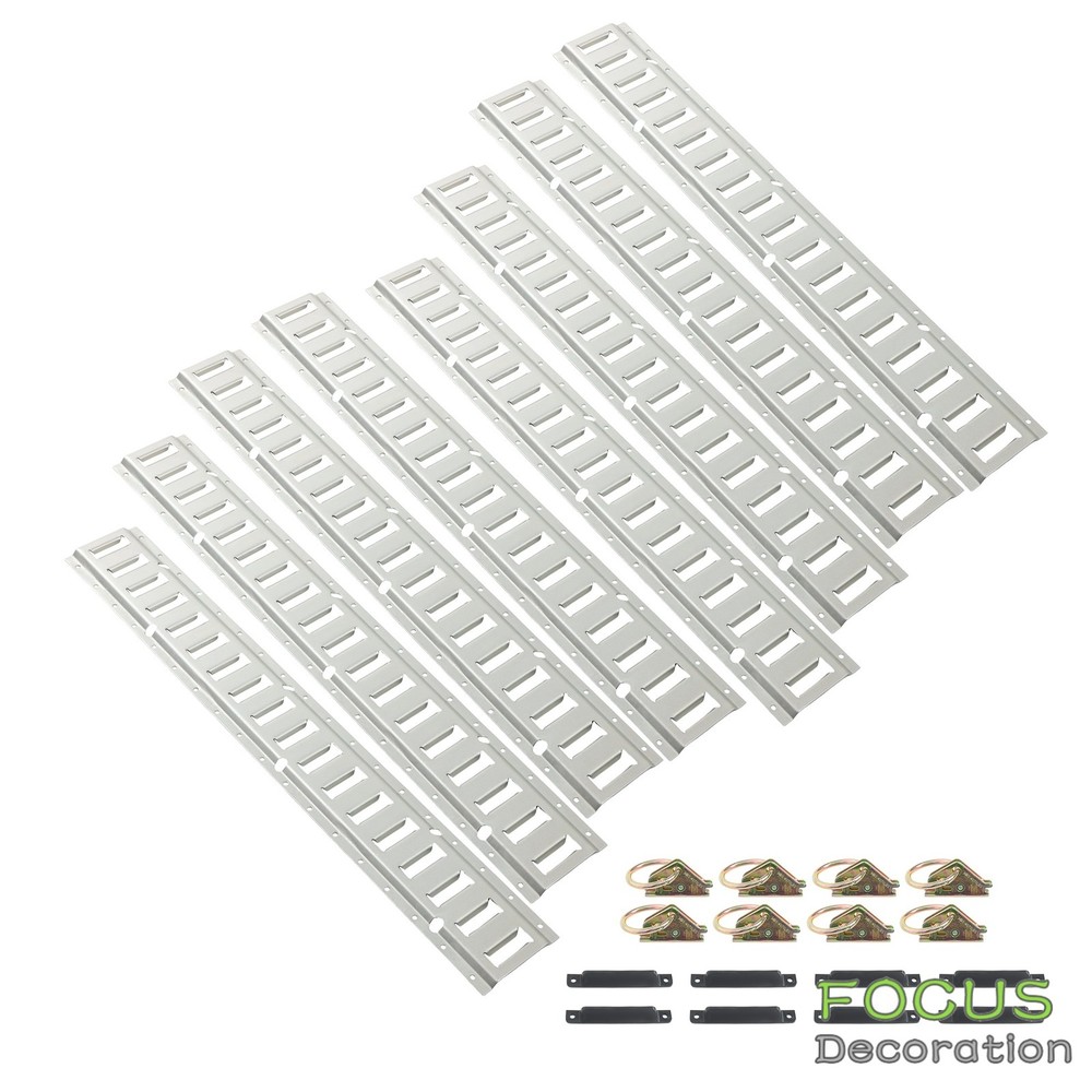 3' E Track Tie Down Enclosed Trailer (24Pack) Horizontal Flexible Multi Purpose