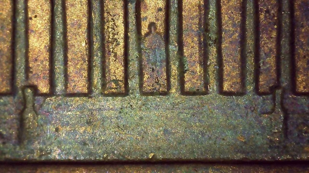 1980 Lincoln Penny error misaligned die, missing details
