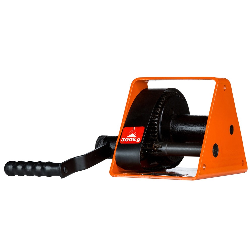 Manual Winch Automatic Brake Reliable and Durable 660 lb