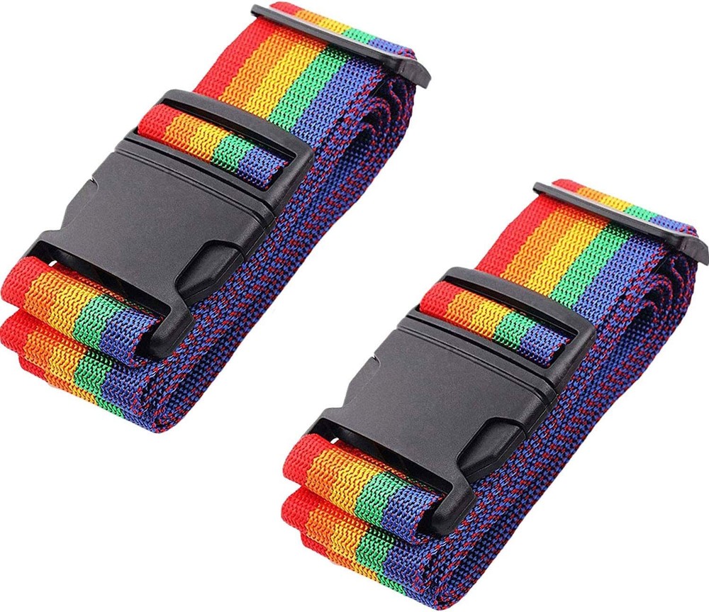 Luggage Straps Adjustable Travel Suitcase Straps 20"-34" Suitcase Storage Bag