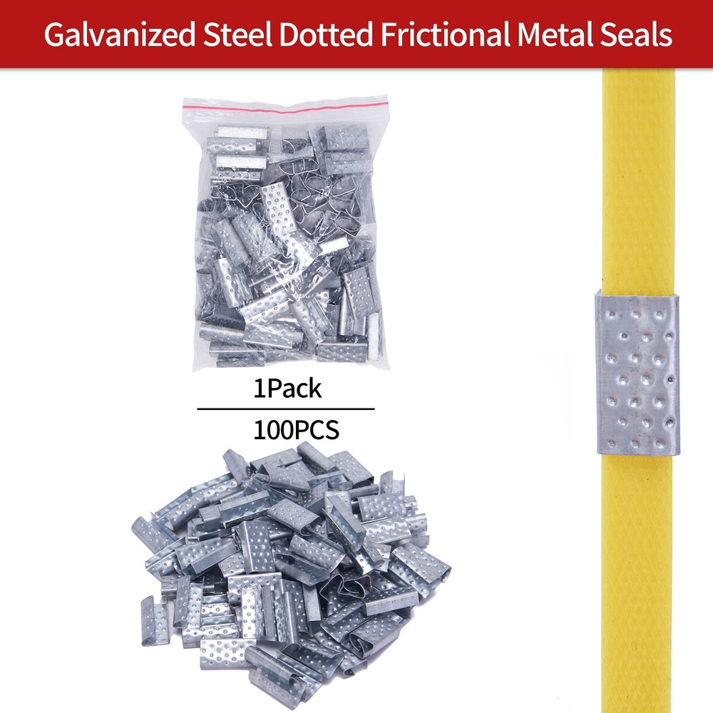 Packaging Strapping Open Serrated Seals for 1/2 Strap Width Polyester