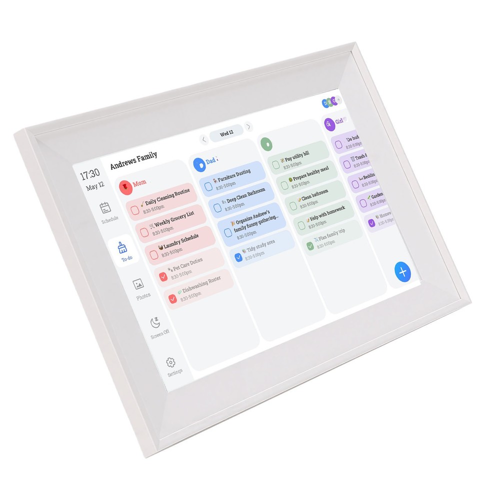 Interactive Digital Calendar Smart Family Planner For Home Use