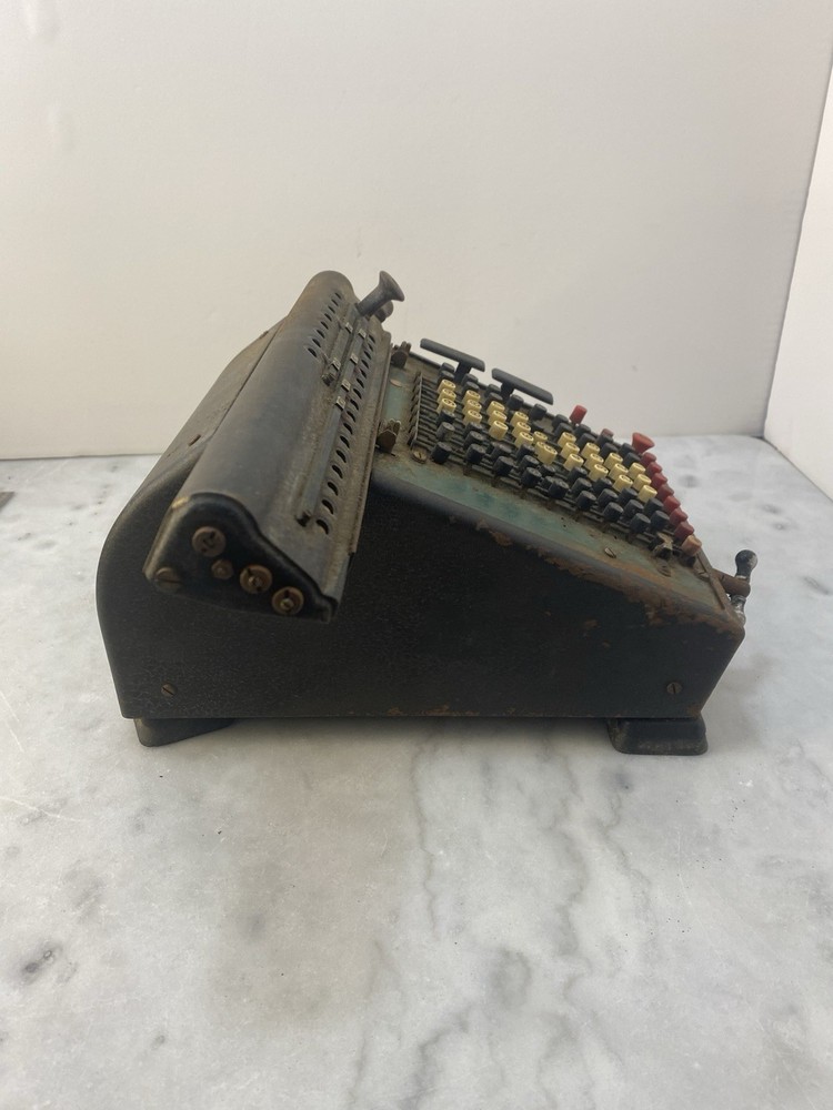 Vintage Monroed Mechanical Calculator High Speed Adding Calculator UNTESTED