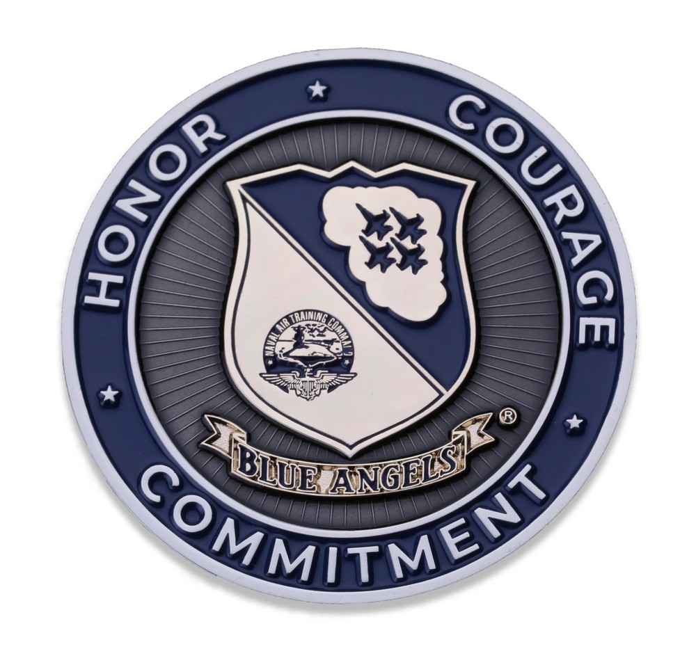 Blue Angels US Navy Flight Demonstration Squadron Challenge Coin