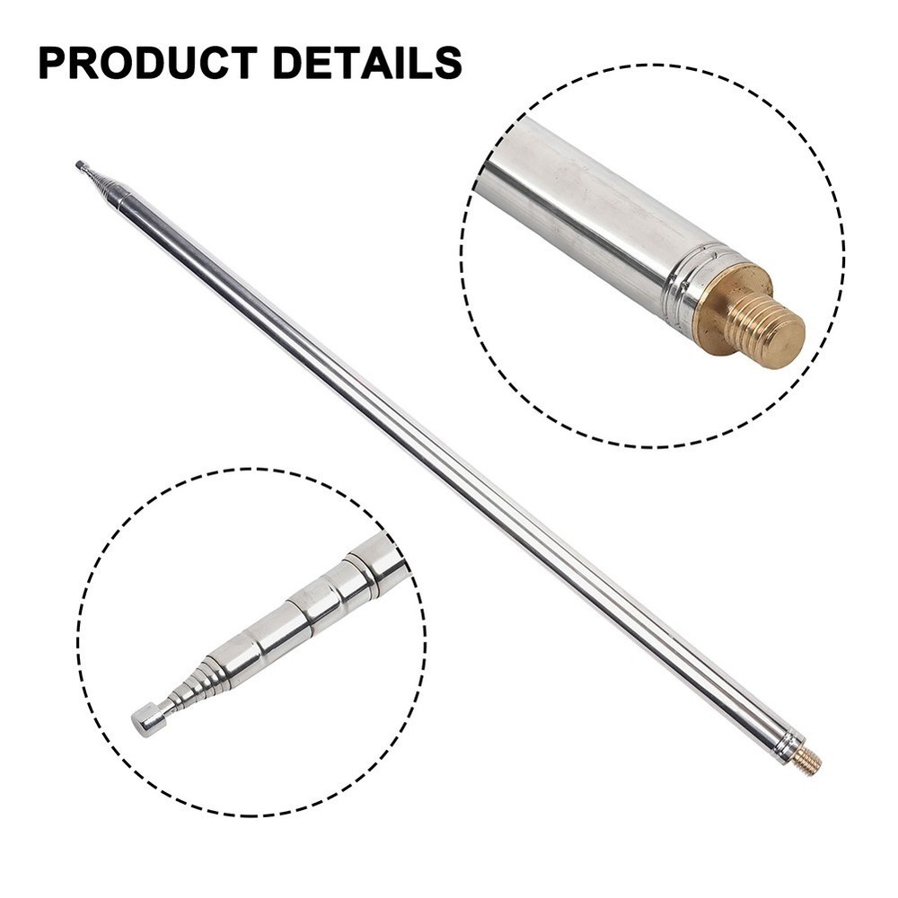 DIY Shortwave Antenna Element Extendable 5 6M/18 4FT Telescopic Antenna