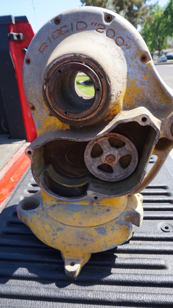Ridgid 200 Pipe Threader Gear box Body assy , working pull , free ship USA