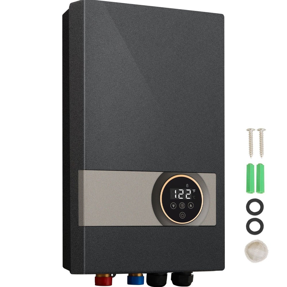 18kW Touch-Screen Water Heater, Scale-Resistant Cast Aluminum