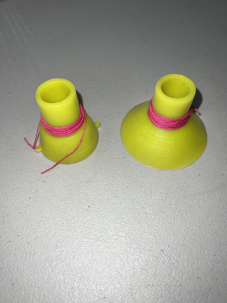 2x String Line Holders with Pink Mason Line for Construction Layout Work