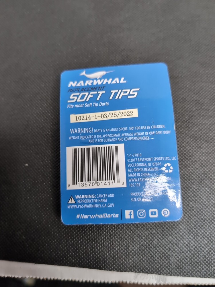 narwhal replacement soft tips x50