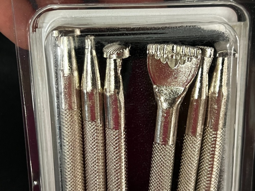 Tandy Leather 6-Piece Basic Stamping Set 8170-99